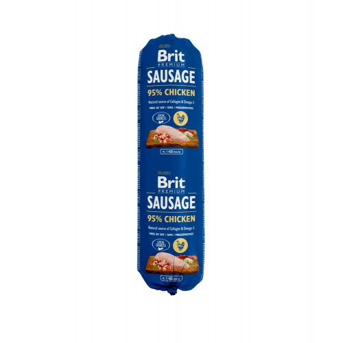 Brit Sausage Chicken & Paté 800g