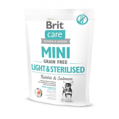 Brit Care Dog Mini GF Light & Sterilised 400g